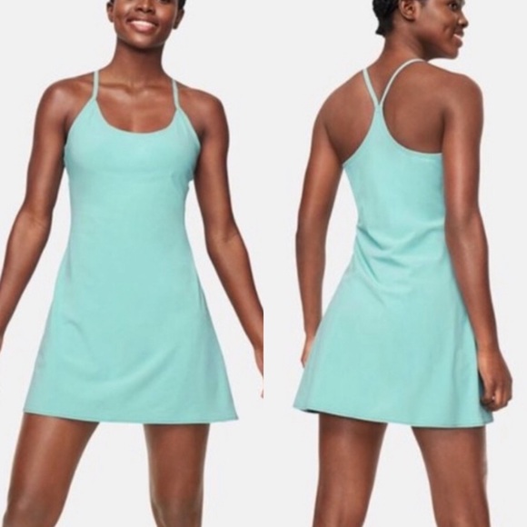 Outdoor Voices Dresses Outdoor Voices Exercise Dress Tahoe Blue Green Sage Green Xs Poshmark